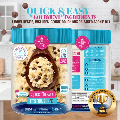 Edible Cookie Dough Mix Perspective: back