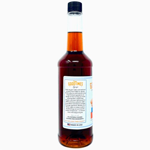 Sugar Free Caramel Syrup, Natural Flavor, Vegan, Gluten-Free, No Artificial Colors 25.4 Fl Oz Perspective: back