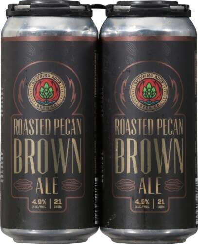 Skipping Rock Beer Co. Roasted Pecan Brown Ale Perspective: back