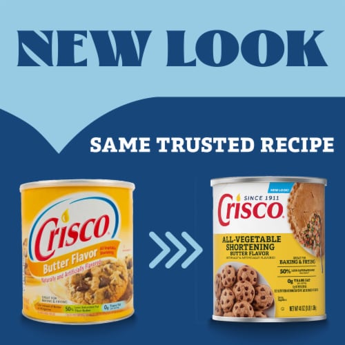 Crisco Butter Flavor All-Vegetable Shortening, Gluten-Free Perspective: back