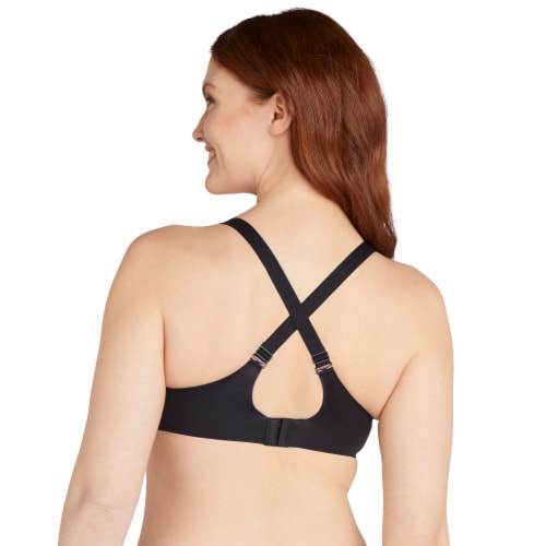 Bali Comfort Revolution Wire-Free Bra - Black Perspective: back
