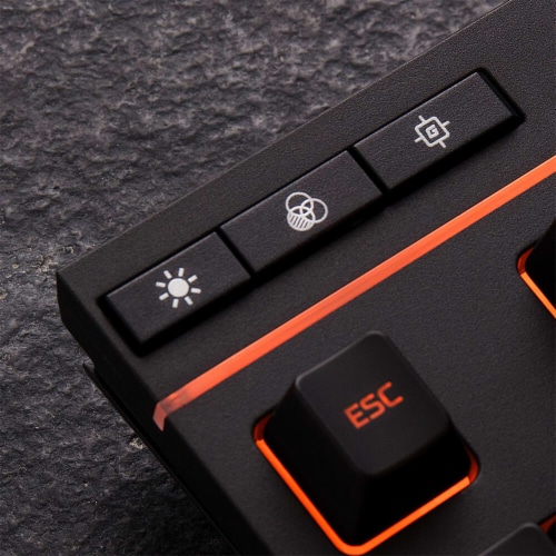 HyperX 4P4F5AA Alloy Core RGB Membrane Gaming Keyboard Perspective: back