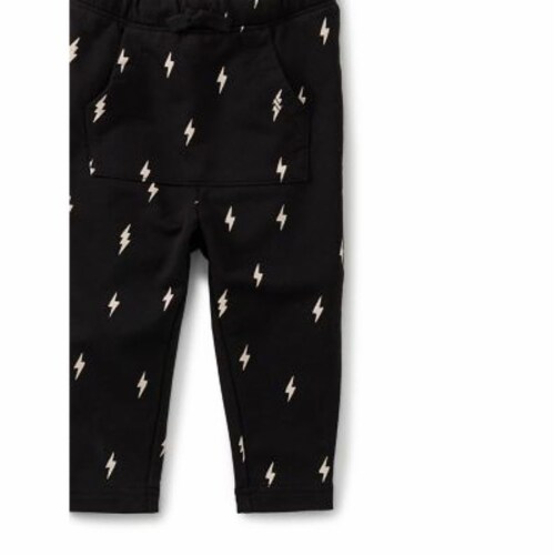 joggers with lightning bolt