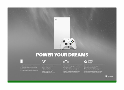 XBox Series X- 1 TB Digital Robot White Perspective: back