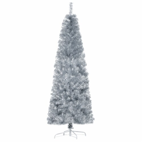 Artificial Christmas Tree 6' Indoor Realistic Holiday Decoration, 618 Tips Perspective: back