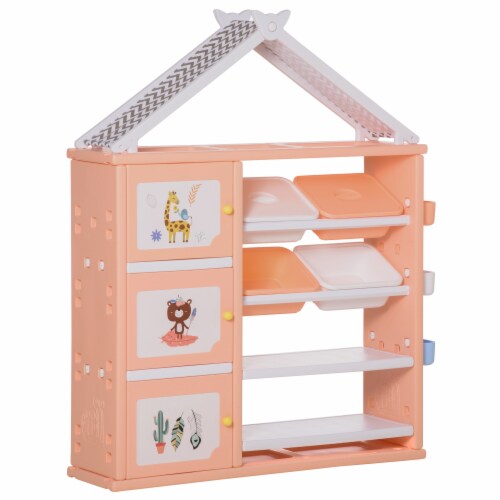 Multi-Style Shelf Organizer for Kids Bedroom Storage, Toy Storage, and More Perspective: back