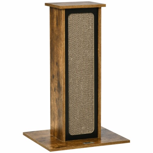 Cardboard and Sisal Cat Scratching Post /w Cardboard Cat Scratching Post Refill Perspective: back