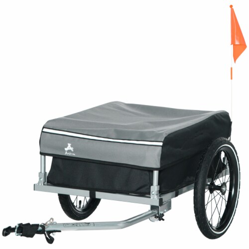 Bike Cargo Trailer, Foldable Bicycle Trailer, Luggage Wagon w/ Removable  Cover, 1 Unit - Kroger