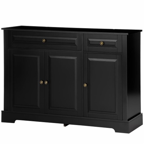 Modern Sideboard Buffet Cabinet with Adjustable Shelves and