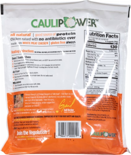 Caulipower® All Natural White Meat Chicken Nuggets Perspective: back