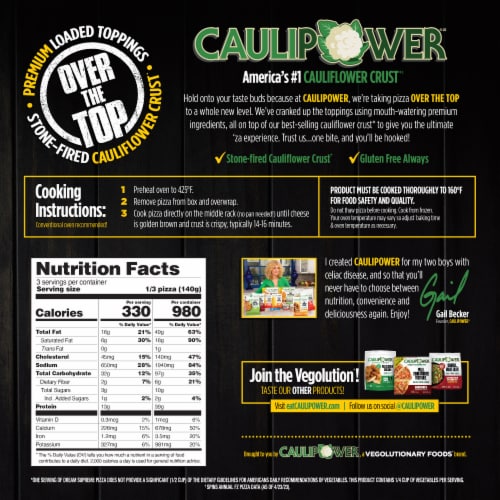 Caulipower® Over The Top Dream Supreme Perspective: back