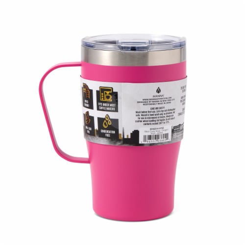 Manna™ Cozy Mug - Pink Perspective: back