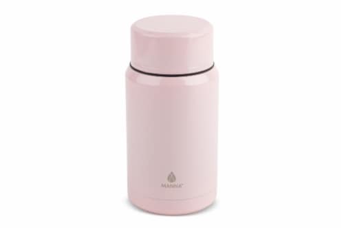 Manna Pink Food Jar Perspective: back