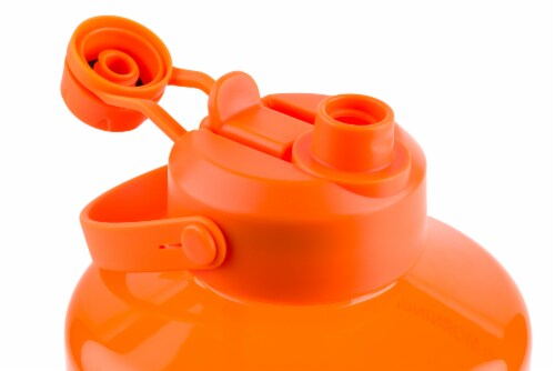 Manna Dual Lid Bottle - Orange Perspective: back