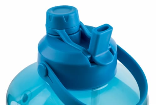 Manna Dual Lid Bottle - Blue Perspective: back