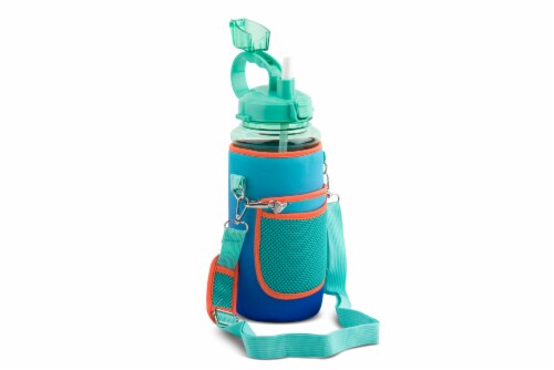 Manna Pilot Bottle - Teal Perspective: back