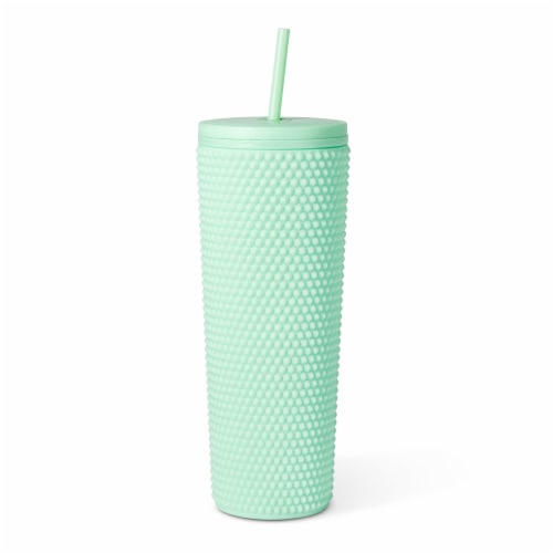 Manna™ Studded™ Tumbler - Green Perspective: back