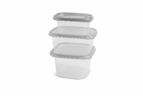 Core Home Food Storage Set - Light Grey Perspective: back