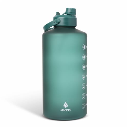 Manna Dual Lid Bottle - Green Perspective: back