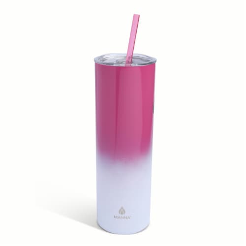Manna Skinny Tumbler - Pink Perspective: back