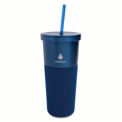Manna™ Mug Tribeca Tumbler 24 oz Dark Blue Perspective: back