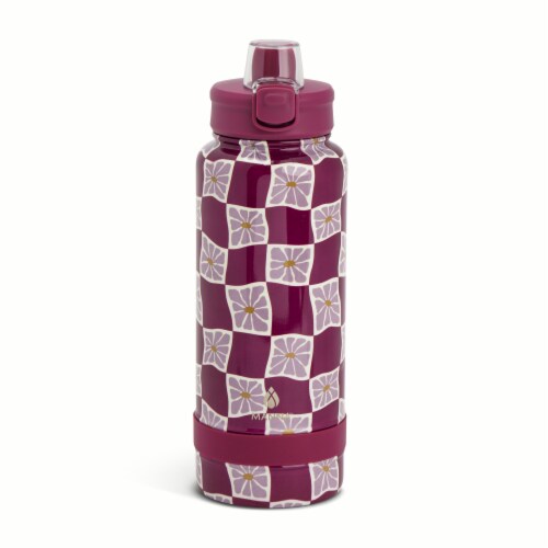 Manna™ Push Bottle 40 oz Raspberry Squares Perspective: back