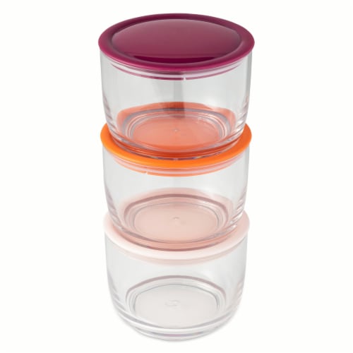 Manna™ Locking Food Storage - Pink Perspective: back
