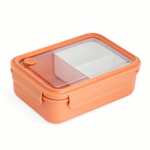 Manna Three-Section Bento Box - Apricot Perspective: back