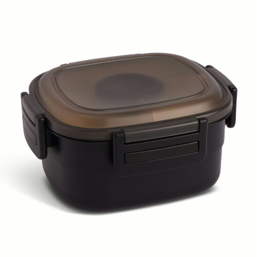 Core Home Manna Salad Bento Box - Black Perspective: back