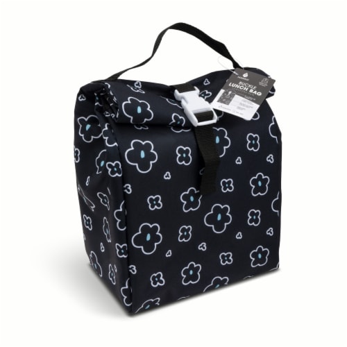 Core Home Manna Buckle Lunch Black Flowers Perspective: back