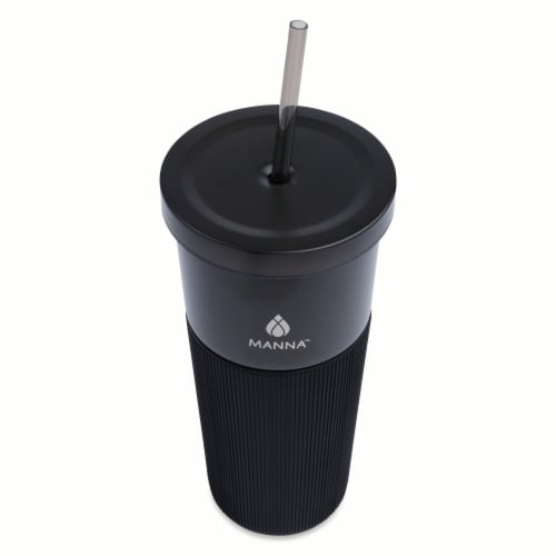 Manna™ Mug Tribeca™ Tumbler - Black Perspective: back