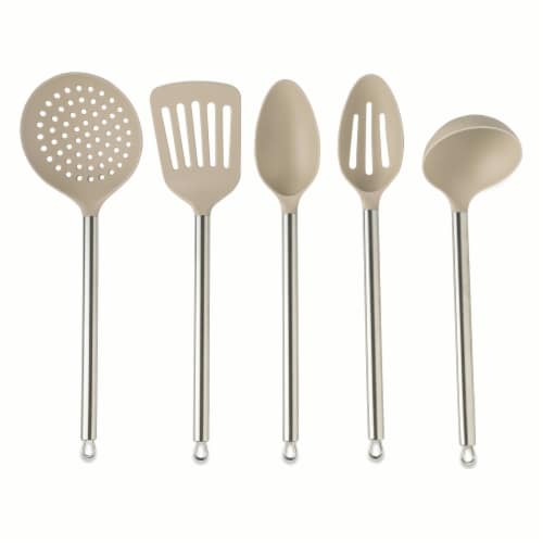 Core Home 5 Piece Classic Utensil Set - Grey Perspective: back
