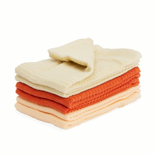 Core Home Kitchen Towels 6 Piece Set Perspective: back