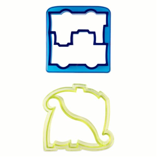 Core Home Train & Dinosaur Sandwich Cutters Perspective: back