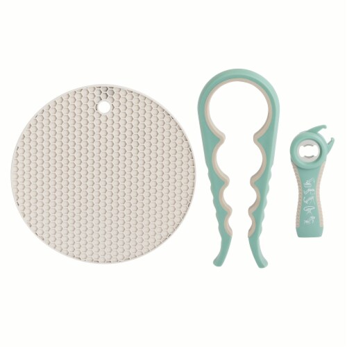 Core Home Sure Grip Jar & Bottle Openers 3 Piece Set Perspective: back
