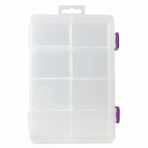 Core Home™ 8 Section Snackle Box - Purple Perspective: back