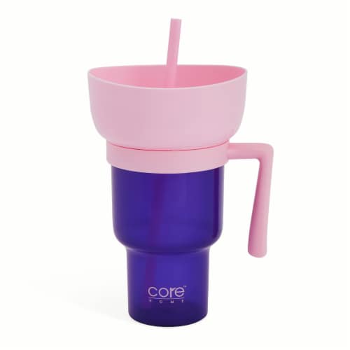 Core Home™ Stadium Mug Tumbler & Bowl Pink/Purple Perspective: back