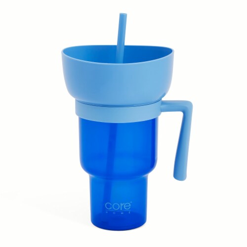 Core Home™ Stadium Mug Tumbler & Bowl Light/Dark Blue Perspective: back