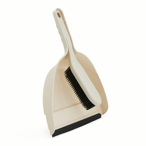 Core Home™ Ultraflex Dustpan & Brush Set Grey Perspective: back