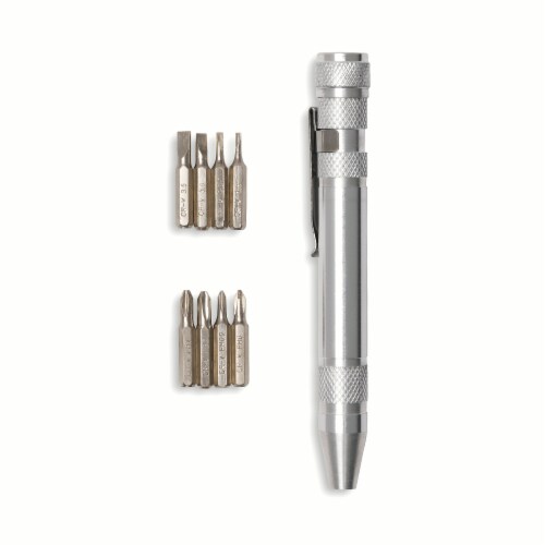 8 in 1 Stainless Steel Screwdriver Pen Perspective: back