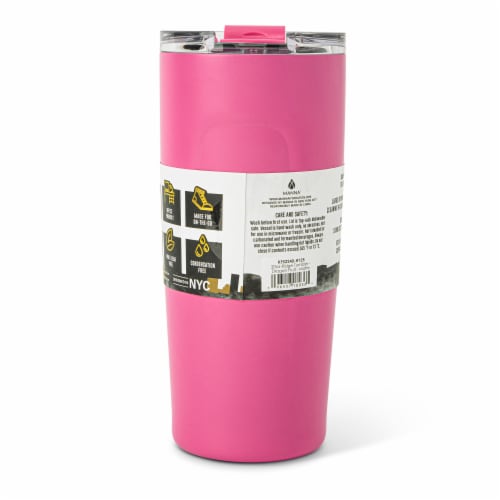 Manna™ Ridge™ Coffee Tumbler - Pink Perspective: back