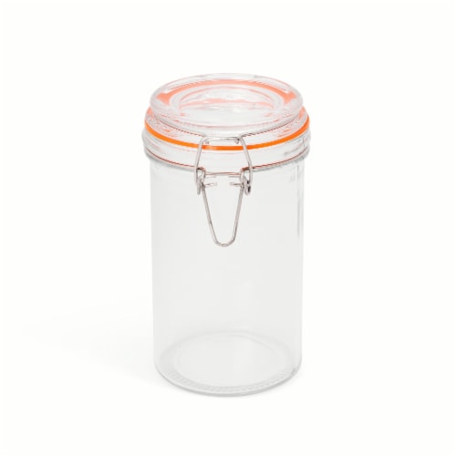 Core Kitchen Glass Storage Jar Perspective: back