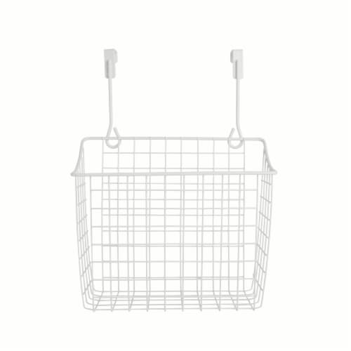 Core Home Over Cabinet Storage Basket Perspective: back
