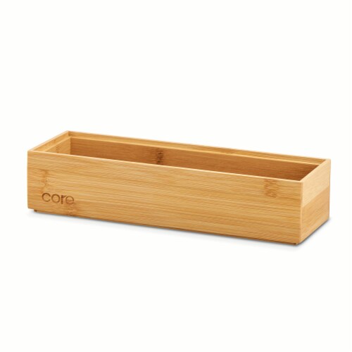 Core™ Home Bamboo Drawer Organizer Perspective: back