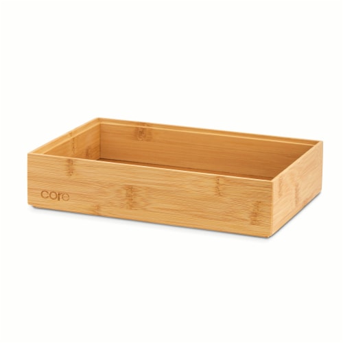 Core™ Home Bamboo Drawer Organizer Perspective: back