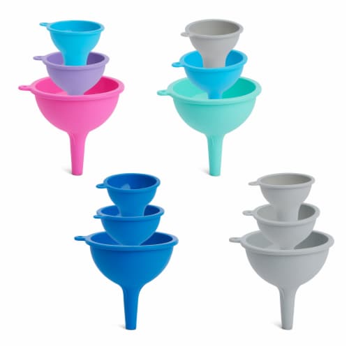 Core™ 3-Piece Silicone Funnels Perspective: back