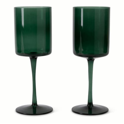 Core Home Wine Glass 2-Pack - Green Perspective: back