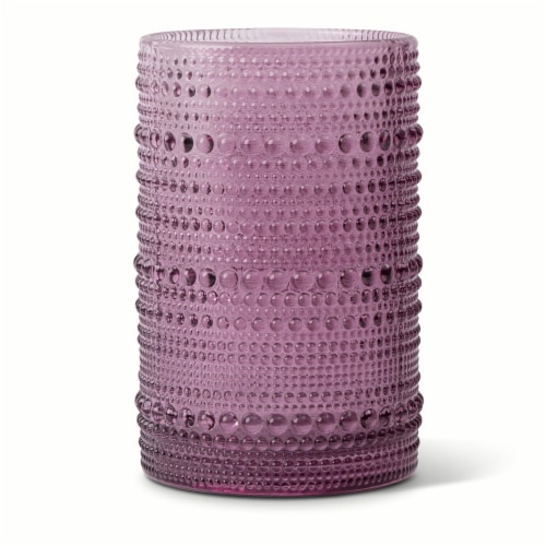 Core Home Bubbles Cooler Glass - Purple Perspective: back