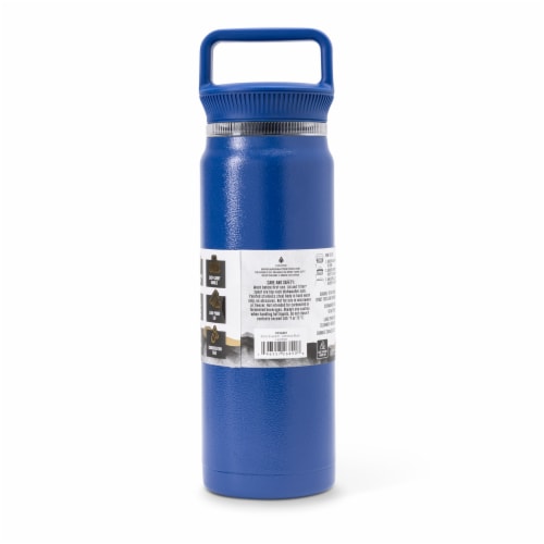 Manna™ Everett™ Stainless Steel Water Bottle - Blue Perspective: back