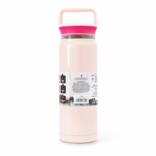 Manna™ Everett™ Stainless Steel Water Bottle - Pink Ombre Perspective: back